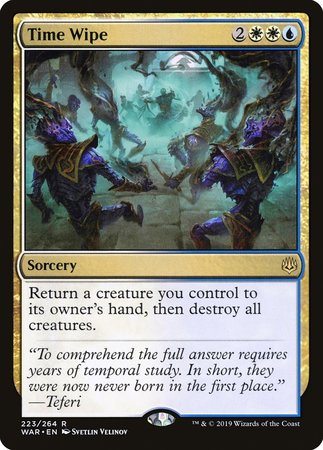 JAPANESE Time Wipe [War of the Spark]