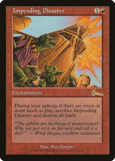 JAPANESE Impending Disaster [Urza's Legacy]
