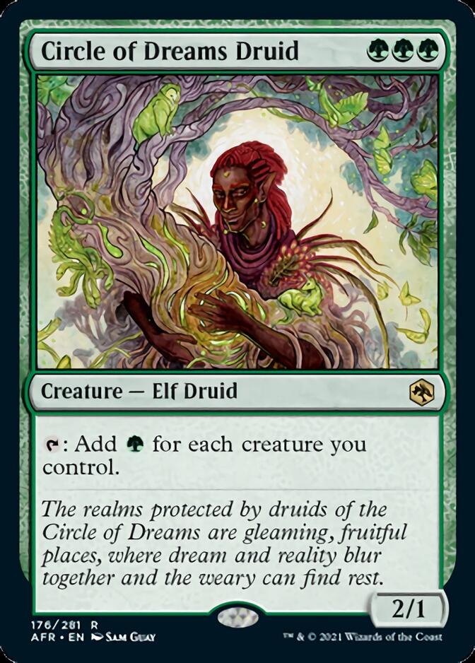 JAPANESE Circle of Dreams Druid [Dungeons & Dragons: Adventures in the Forgotten Realms]