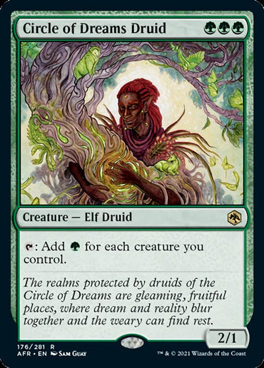 JAPANESE Circle of Dreams Druid [Dungeons & Dragons: Adventures in the Forgotten Realms]