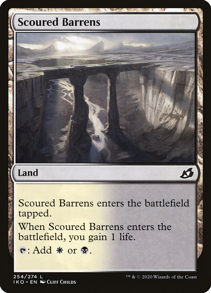 JAPANESE Scoured Barrens [Ikoria: Lair of Behemoths]