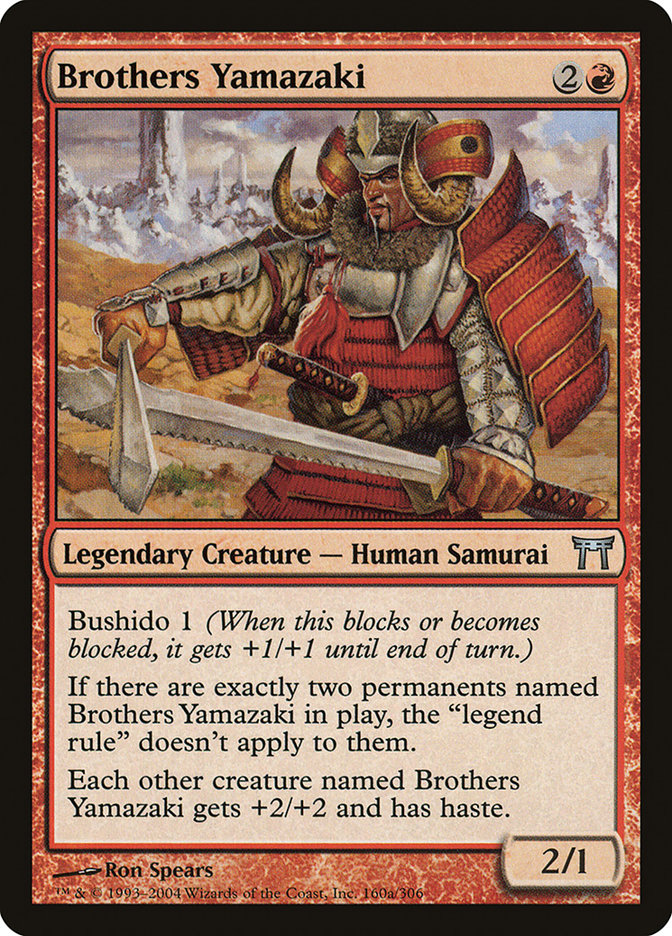 PORTUGUESE Brothers Yamazaki (160a/306) [Champions of Kamigawa]