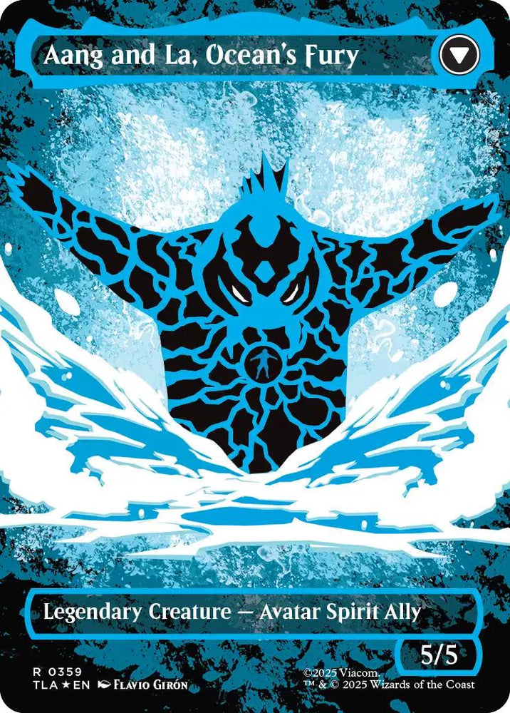 Aang, Swift Savior (Borderless) (Neon Ink Foil) [Avatar: The Last Airbender]