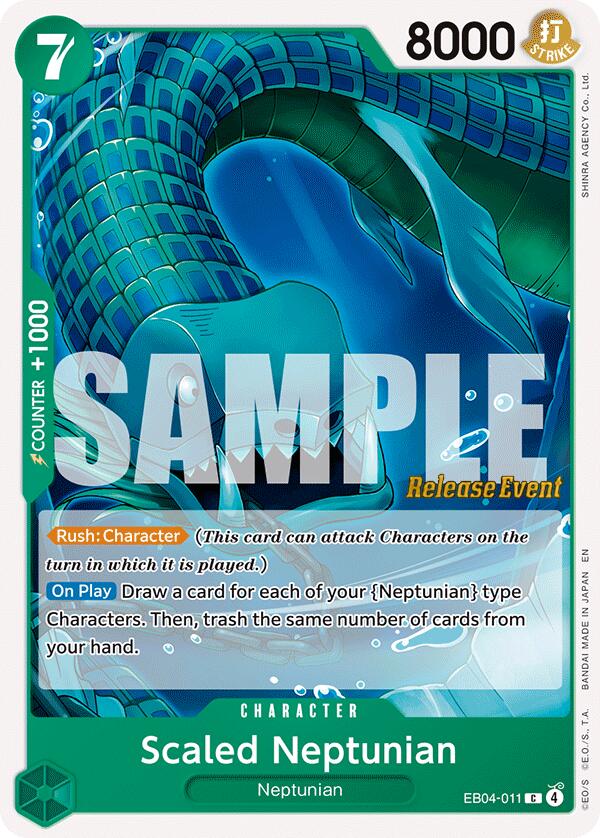 Scaled Neptunian [The Azure Sea's Seven Release Event Cards]