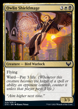 JAPANESE Owlin Shieldmage [Strixhaven: School of Mages]