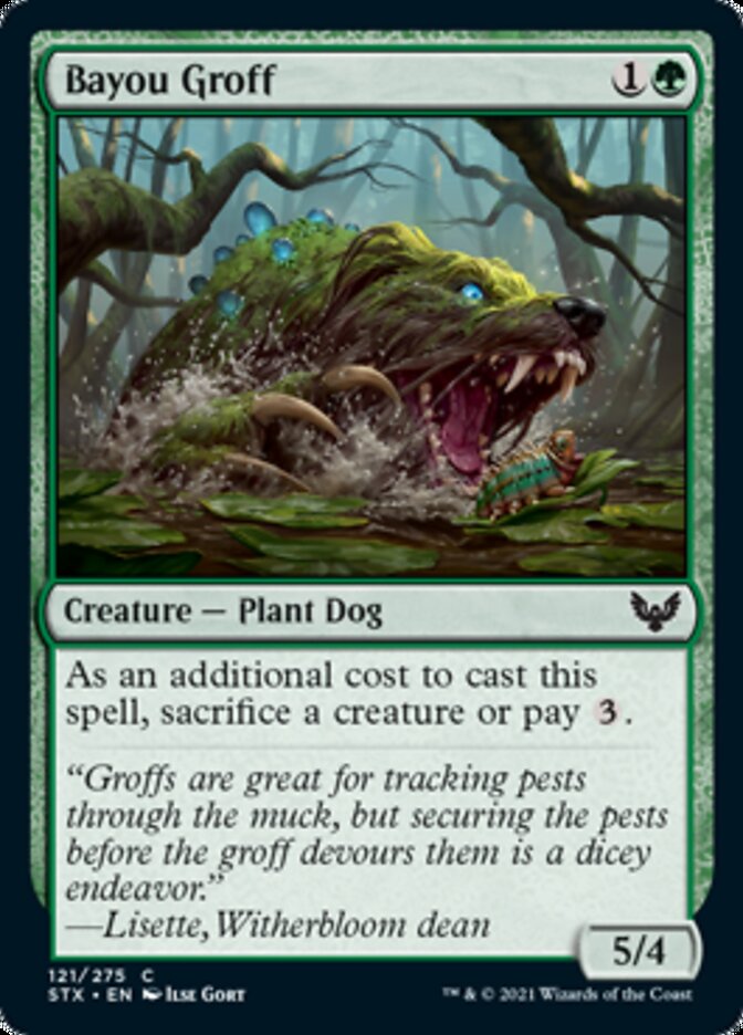 JAPANESE Bayou Groff [Strixhaven: School of Mages]