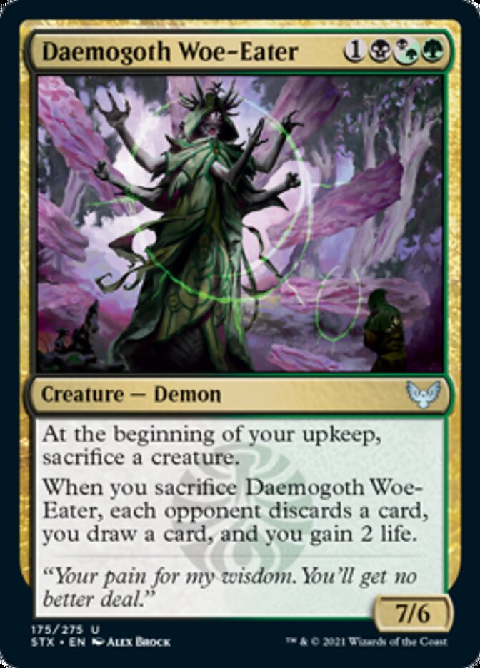 JAPANESE Daemogoth Woe-Eater [Strixhaven: School of Mages]