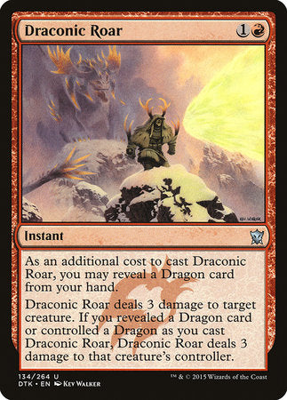 KOREAN Draconic Roar [Dragons of Tarkir]