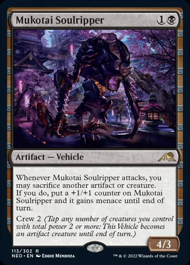 JAPANESE Mukotai Soulripper [Kamigawa: Neon Dynasty]