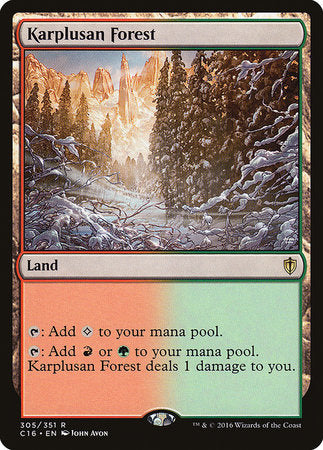 JAPANESE Karplusan Forest [Commander 2016]