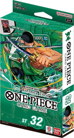 One Piece Card Game: Starter Deck GREEN Roronoa Zoro [ST-32]