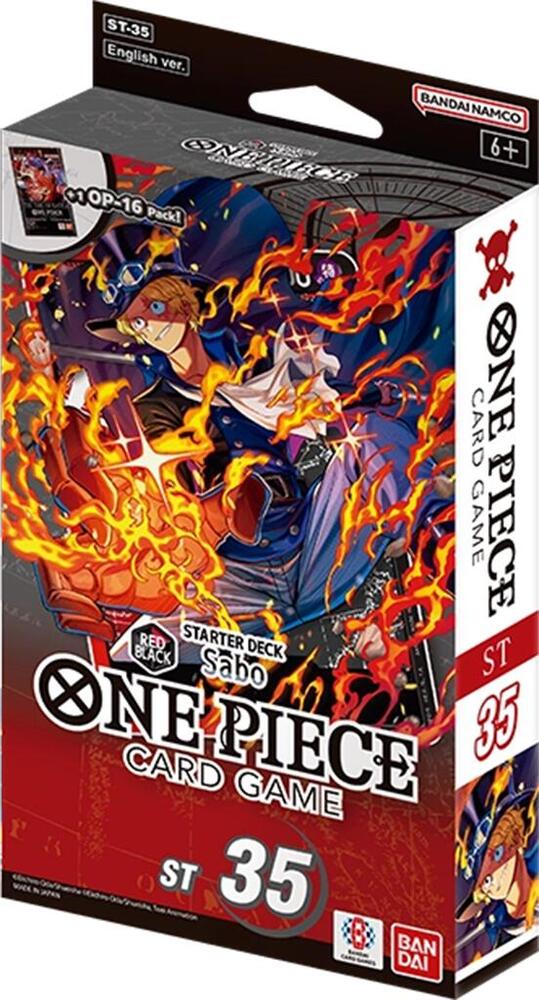 One Piece Card Game: Starter Deck RED/BLACK Sabo [ST-35]