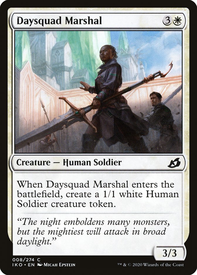 JAPANESE Daysquad Marshal [Ikoria: Lair of Behemoths]
