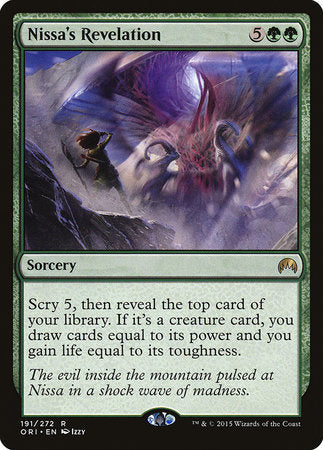 PORTUGUESE Nissa's Revelation [Magic Origins]