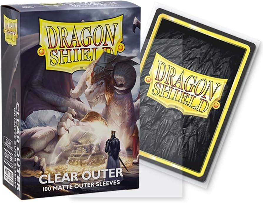 Dragon Shield Matte Outer Sleeves - Clear
