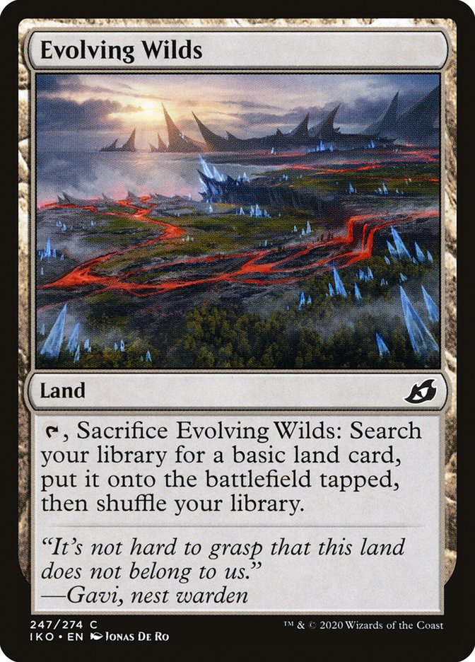 JAPANESE Evolving Wilds [Ikoria: Lair of Behemoths]