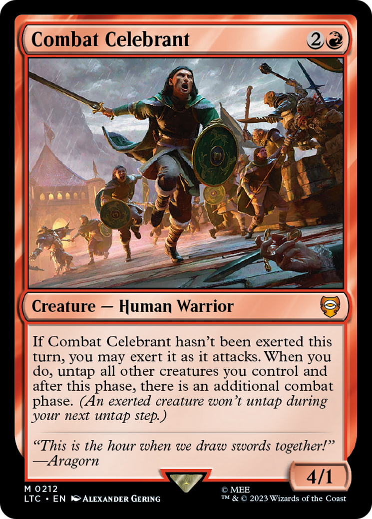 Combat Celebrant [The Lord of the Rings: Tales of Middle-Earth Commander]