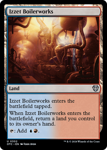 Izzet Boilerworks [Outlaws of Thunder Junction Commander]