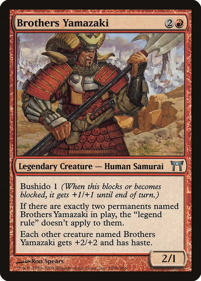 PORTUGUESE Brothers Yamazaki (160b/306) [Champions of Kamigawa]