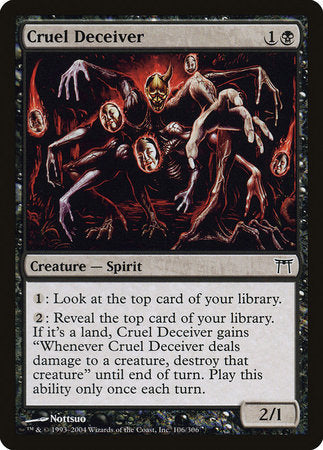 PORTUGUESE Cruel Deceiver [Champions of Kamigawa]