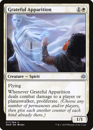 JAPANESE Grateful Apparition [War of the Spark]