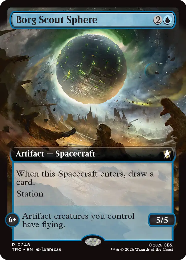Borg Scout Sphere (Extended Art) [Star Trek Commander]