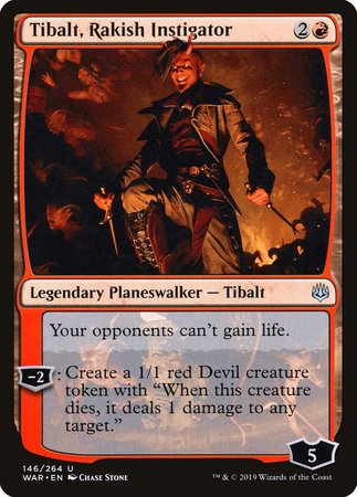 JAPANESE Tibalt, Rakish Instigator [War of the Spark]