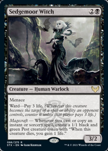 JAPANESE Sedgemoor Witch [Strixhaven: School of Mages]