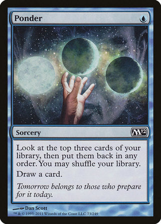 PORTUGUESE Ponder [Magic 2012]