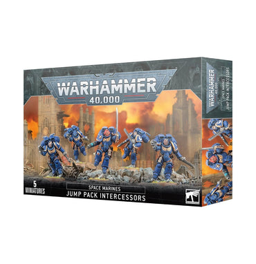 Games Workshop - Warhammer 40,000 - Space Marines Assault Intercessors with Jump Packs