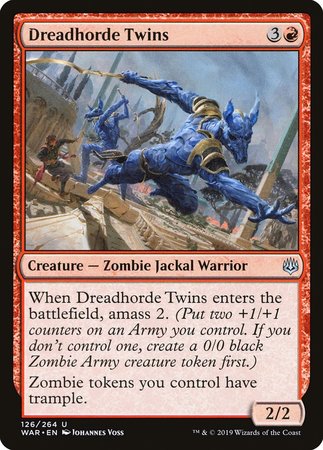 JAPANESE Dreadhorde Twins [War of the Spark]