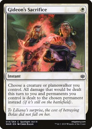 JAPANESE Gideon's Sacrifice [War of the Spark]