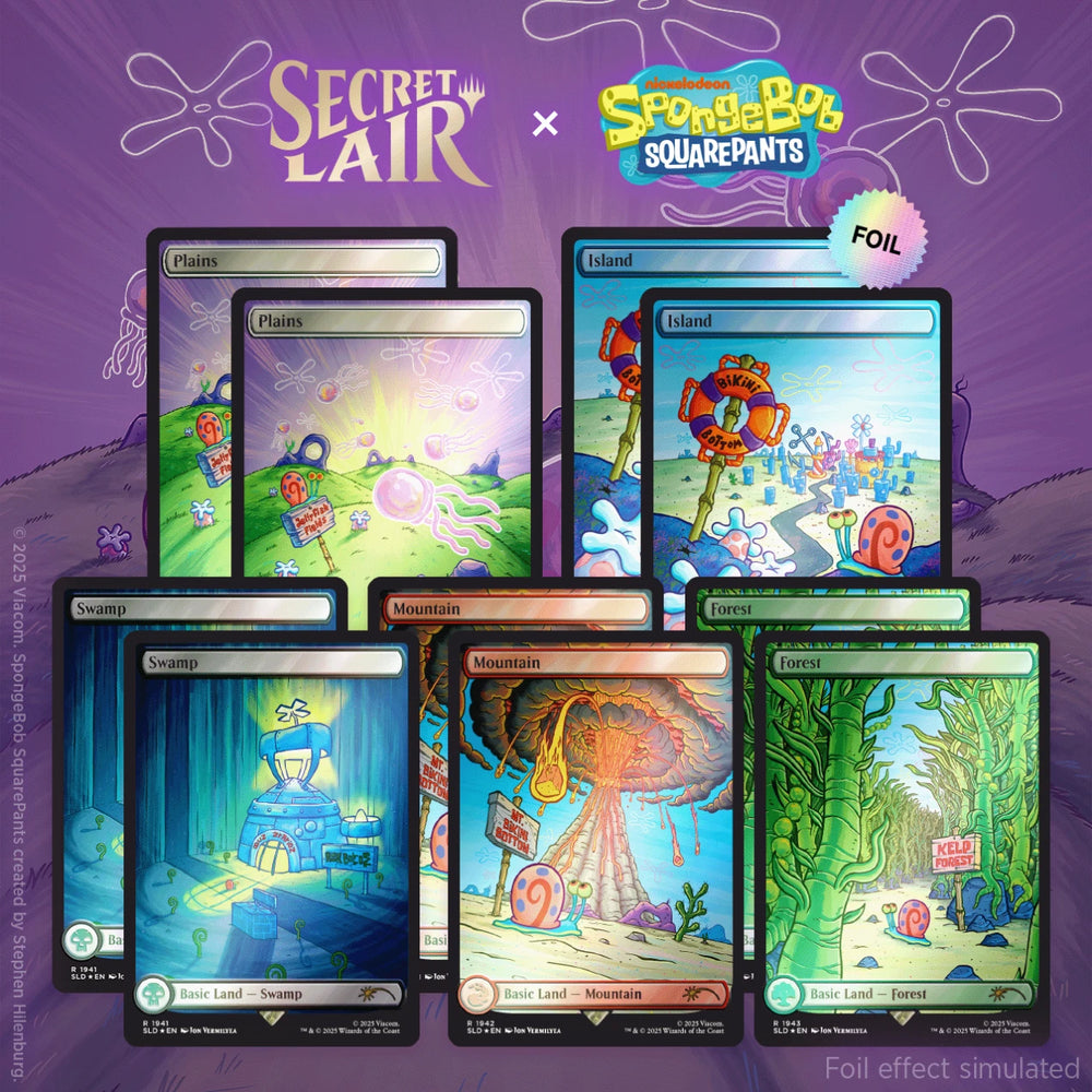 Secret Lair: "Secret Lair x SpongeBob SquarePants: Lands Under the Sea"
