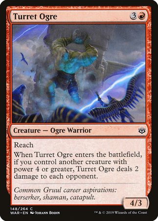 JAPANESE Turret Ogre [War of the Spark]