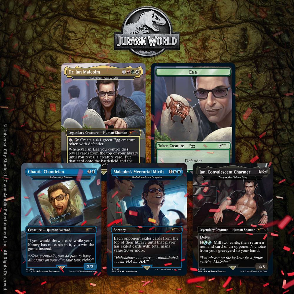 Secret Lair: "Secret Lair x Jurassic World: Dr. Ian Malcolm"