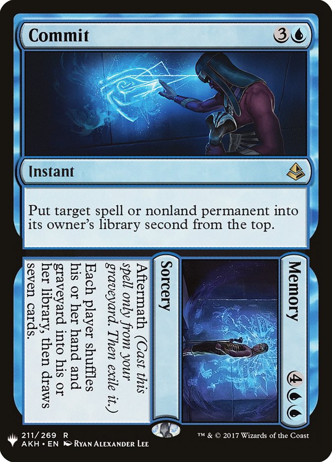 Commit // Memory [Mystery Booster]