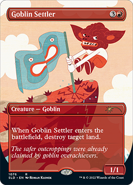 Goblin Settler (Borderless) [Secret Lair Drop Series]
