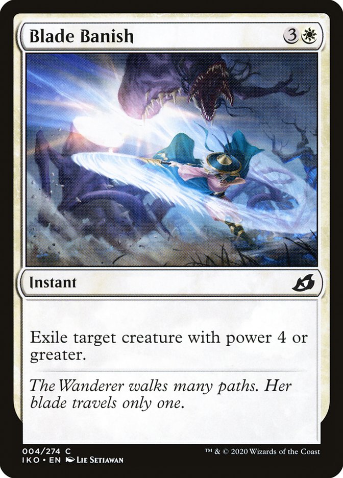 JAPANESE Blade Banish [Ikoria: Lair of Behemoths]
