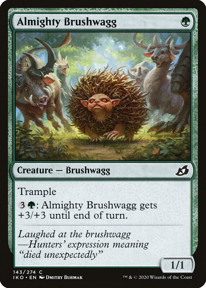 JAPANESE Almighty Brushwagg [Ikoria: Lair of Behemoths]