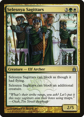 PORTUGUESE Selesnya Sagittars [Ravnica: City of Guilds]