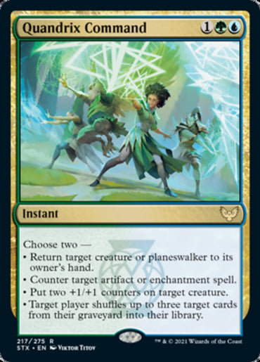 JAPANESE Quandrix Command [Strixhaven: School of Mages]