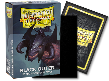 Dragon Shield Matte Outer Sleeves - Black