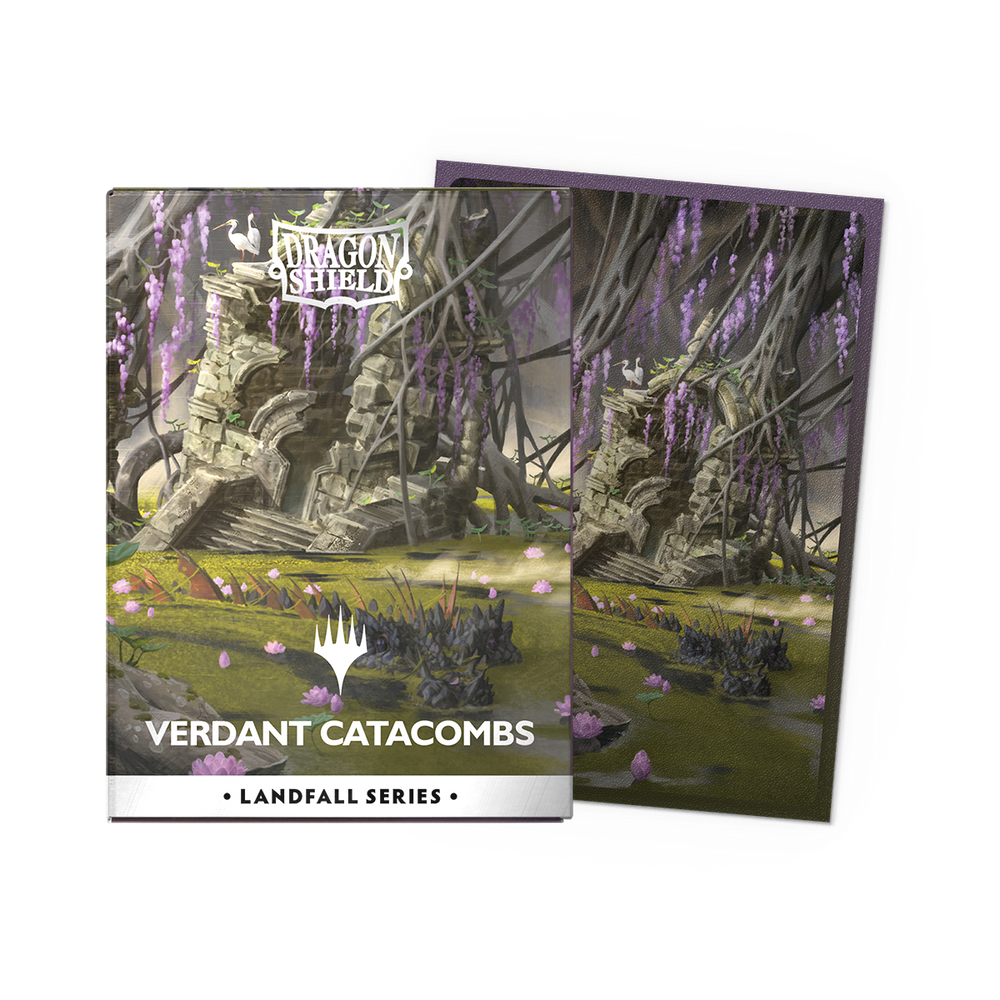 Dragon Shield Dual Matte Sleeve - Landfall Series - Verdant Catacombs 100ct