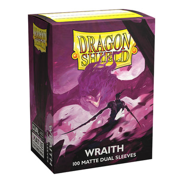 Dragon Shield Dual Matte Sleeve - Wraith 100ct