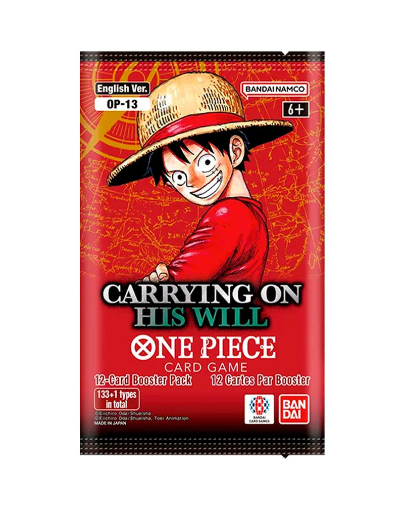 One Piece Card Game: Carrying on His Will [OP-13] - Booster Pack