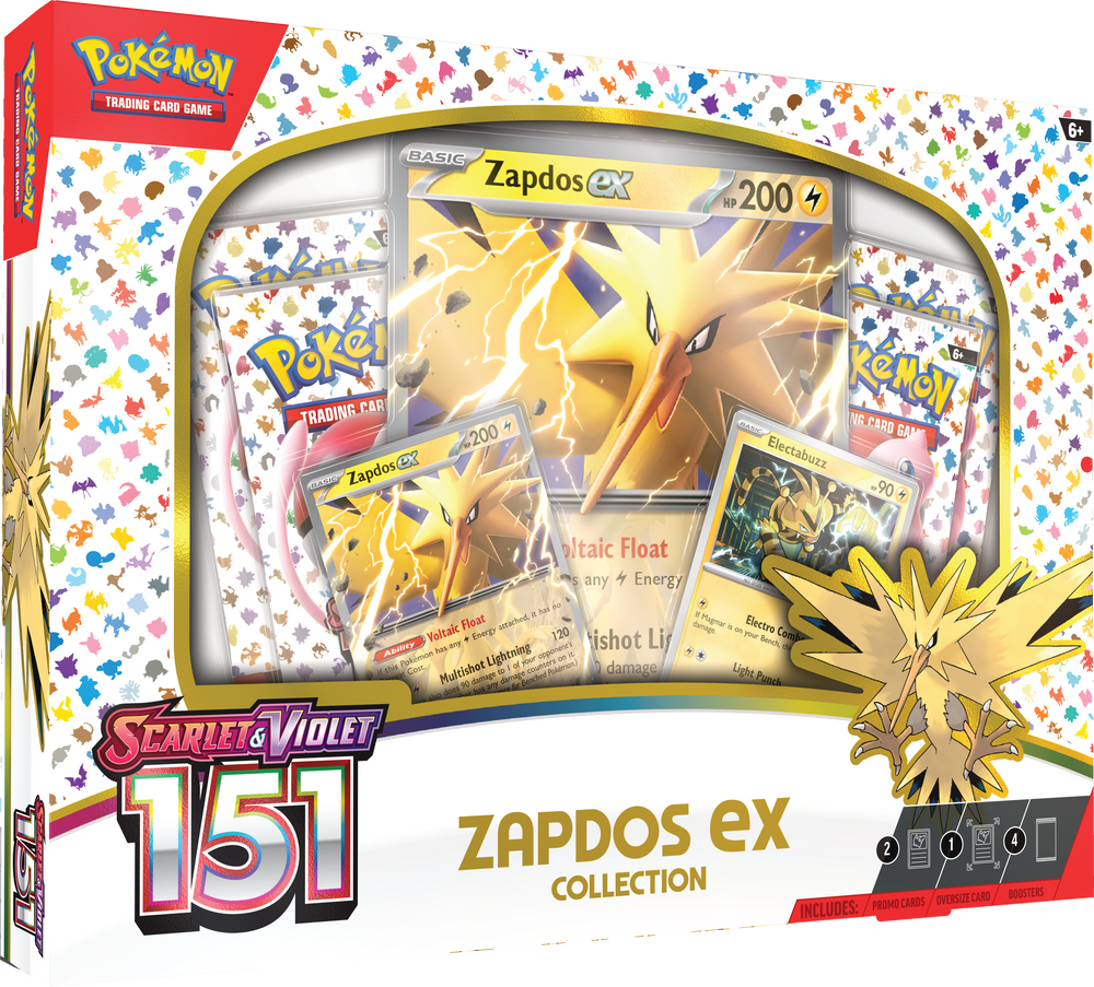 Pokemon: Scarlet & Violet - 151: "Zapdos Ex Collection"