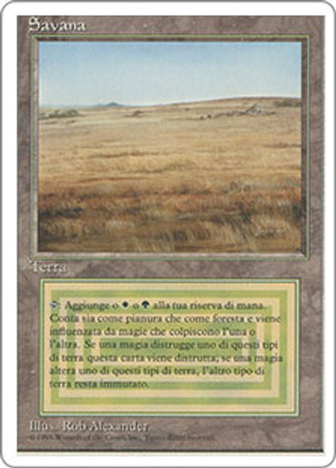 ITALIAN Savannah [Revised Edition (Foreign White Border)]