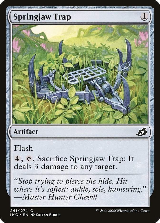 JAPANESE Springjaw Trap [Ikoria: Lair of Behemoths]
