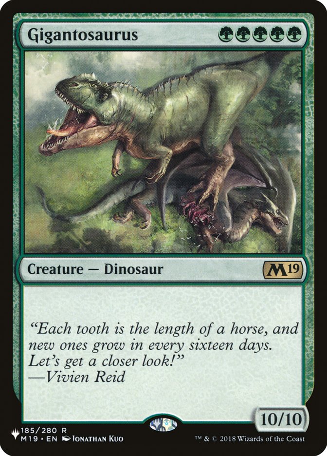 JAPANESE Gigantosaurus [The List]