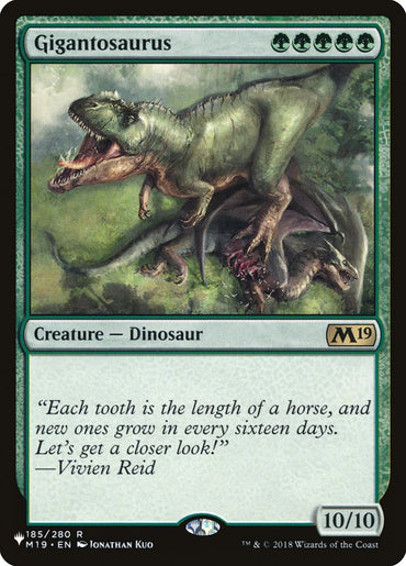 JAPANESE Gigantosaurus [The List]
